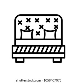 bedroom icon vector