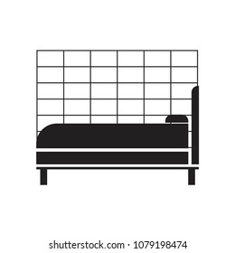 bedroom icon vector