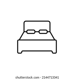 Bedroom icon in vector. logotype