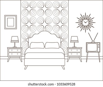 Interior Coloring Pages Images Stock Photos Vectors