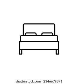 Bedroom line icon. illustration graphic of Bedroom line