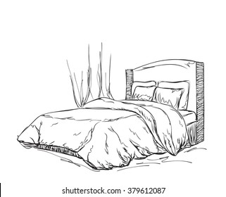 Sketch Of A Bedroom Hd Stock Images Shutterstock