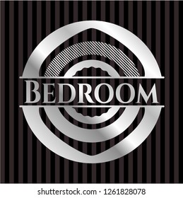 Bedroom silvery shiny badge