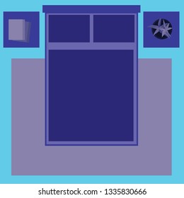 bedroom vector image