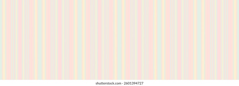 Bedroom vertical fabric pattern, group seamless lines background. Real vector textile stripe texture in light and blanched almond colors palette.