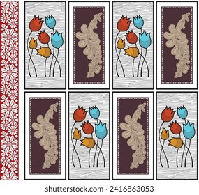 diseño de hojas de cama arte digital uso manual e impresión digital