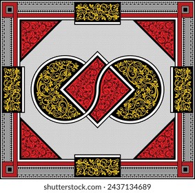bedsheet design digital art use hand work and digital printing