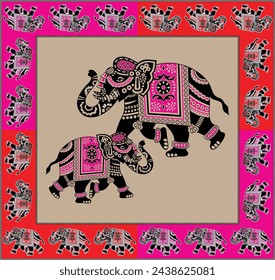 bedsheet design digital art use hand work and digital printing