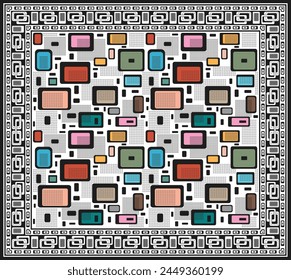 bedsheet design digital art use hand work and digital printing