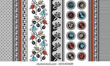 bedsheet design digital art use hand work and digital printing