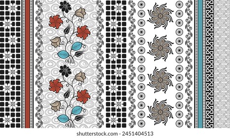 bedsheet design digital art use hand work and digital printing