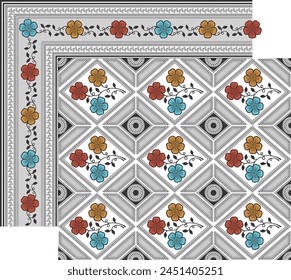 bedsheet design digital art use hand work and digital printing