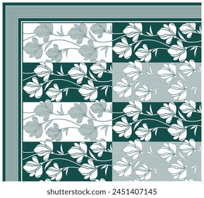 bedsheet design digital art use hand work and digital printing