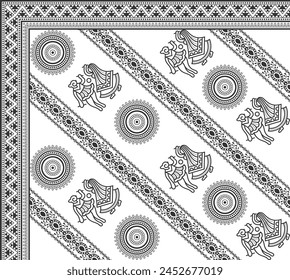 Bedsheet Design Digitale Kunst Verwenden Sie Handarbeit und Digitaldruck