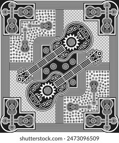 bedsheet design digital art use hand work and digital printing