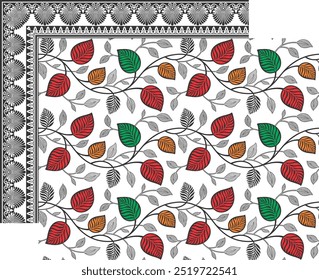 Diseño de la hoja de cama Arte digital Uso Trabajo de mano e impresión digital
