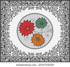 bedsheet design digital art use hand work and digital printing