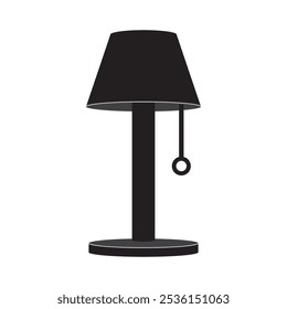 bedside lamp icon vector illustration design template