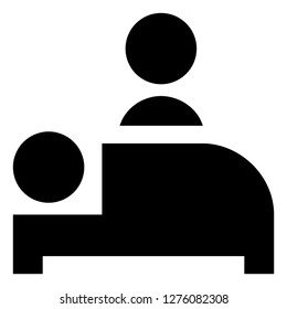 Bedside Manner Hospital Visit Icon