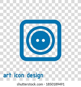 bedside table vector icon on an abstract background