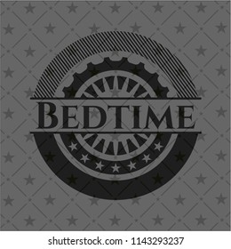 Bedtime dark emblem. Retro