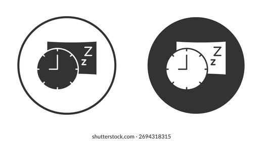 Schlafenszeit-Symbol doodle Vektoren, Vektorgrafik