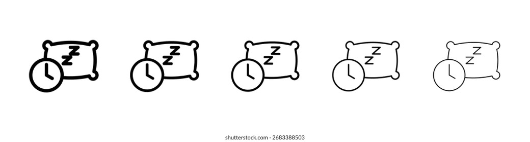 Bedtime-Symbol Vektorgrafik