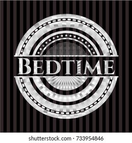 Bedtime silvery shiny emblem