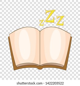 Bedtime story icon. Cartoon illustration of bedtime story vector icon for web