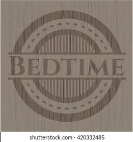 Bedtime wooden signboards