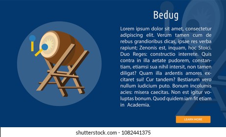 Bedug Conceptual Banner