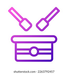 bedug drum icon purple pink style ramadan illustration vector element and symbol perfect. Icon sign from modern collection for web.