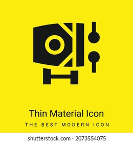 Bedug minimal bright yellow material icon