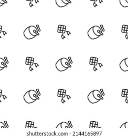 bedug pattern simple vector design, Background cream