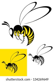 Bee. Abstrat insect. Vector illustration EPS
