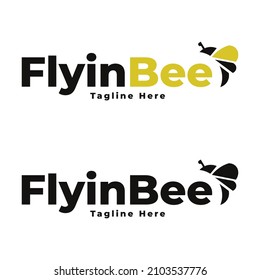 Vector de diseño del logotipo de los animales de abeja, empresa del logotipo, identidad de marca