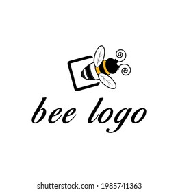  bee animal logo initials c