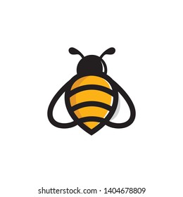 Bee Animal Logo Vector Template