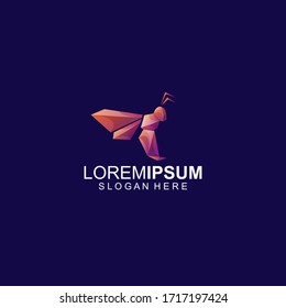 Bee Animal Vector Company Modern Logo Template