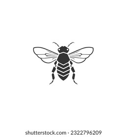 The Bee animals logo vector.  icon, and others. queen bee logo design. abstract Bee icon Logo design. bee logo design vector and business icon