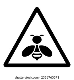 Signo de símbolo de área de abee, Ilustración vectorial, Aislar en etiqueta de fondo blanco. EPS10