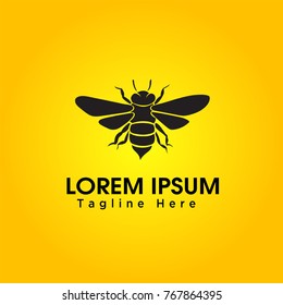 Bee art logo