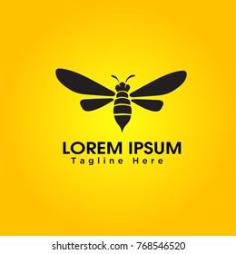 Bee art logo