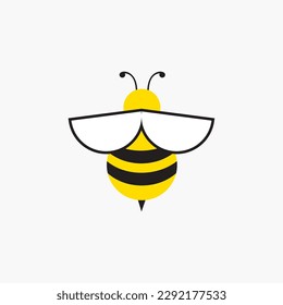 the bee became a company logo