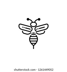 bee black icon