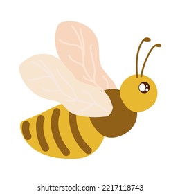 bee bug animal icon isolated