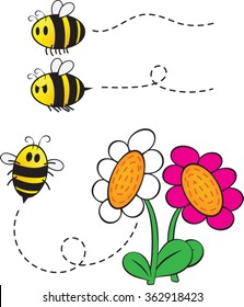 Bee Bug Clip-art - Vector Illustration