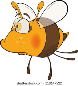 Bee. Cartoon