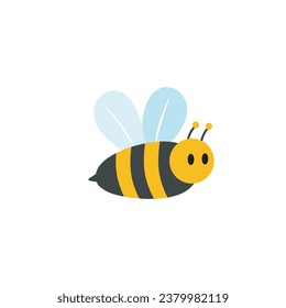 bee Cartoon Animal Vector Illustrations