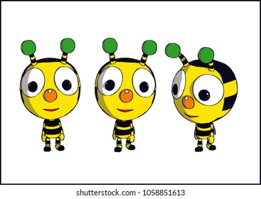 bee character set 1